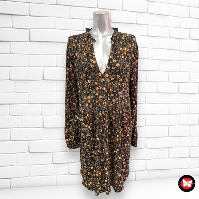 Vestido de flores ZARA Talla L