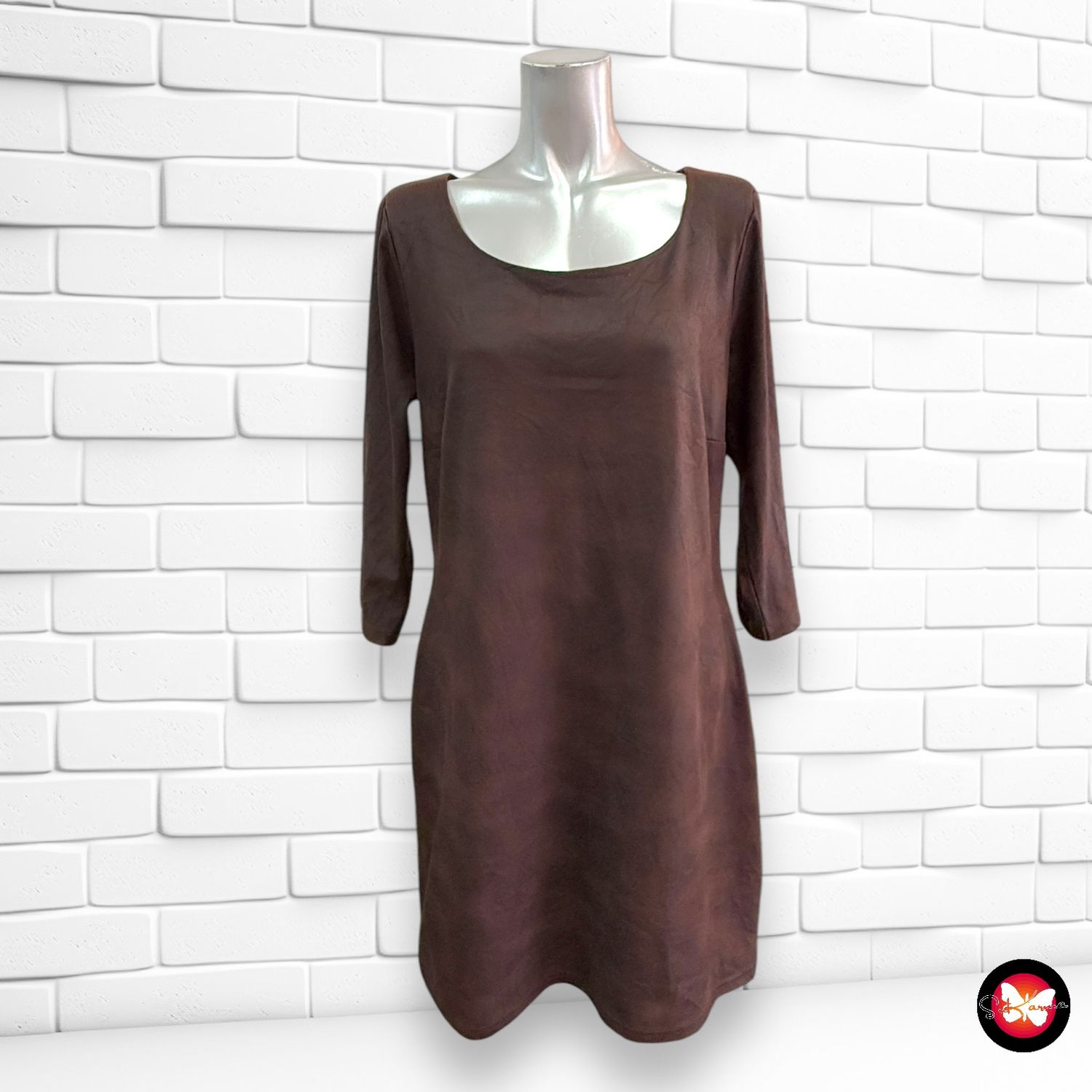 Vestido de antelina GREISHA Talla XL (pequeña)