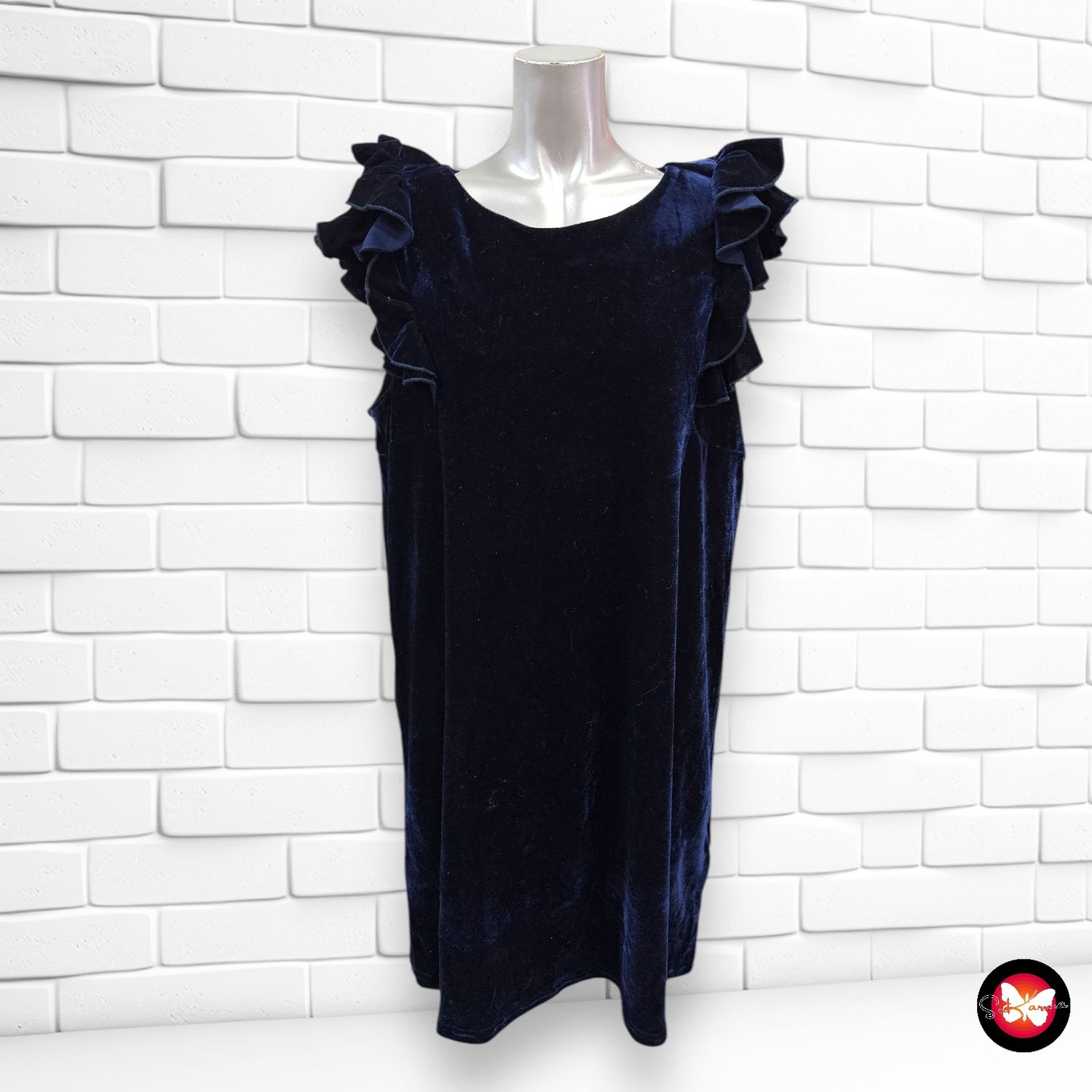Vestido de terciopelo KIABI Talla XL