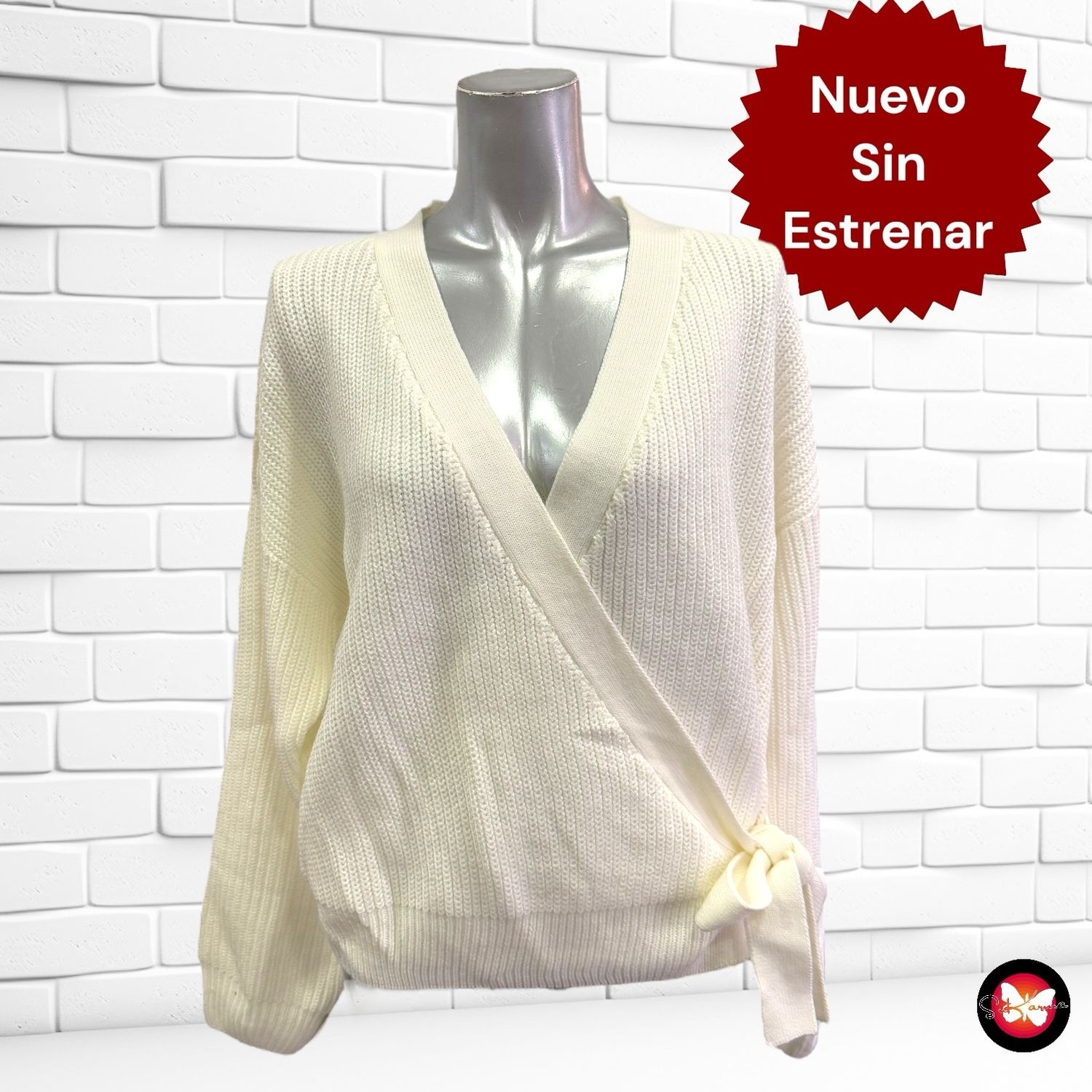 Chaqueta de punto cruzada SINSAY Talla M