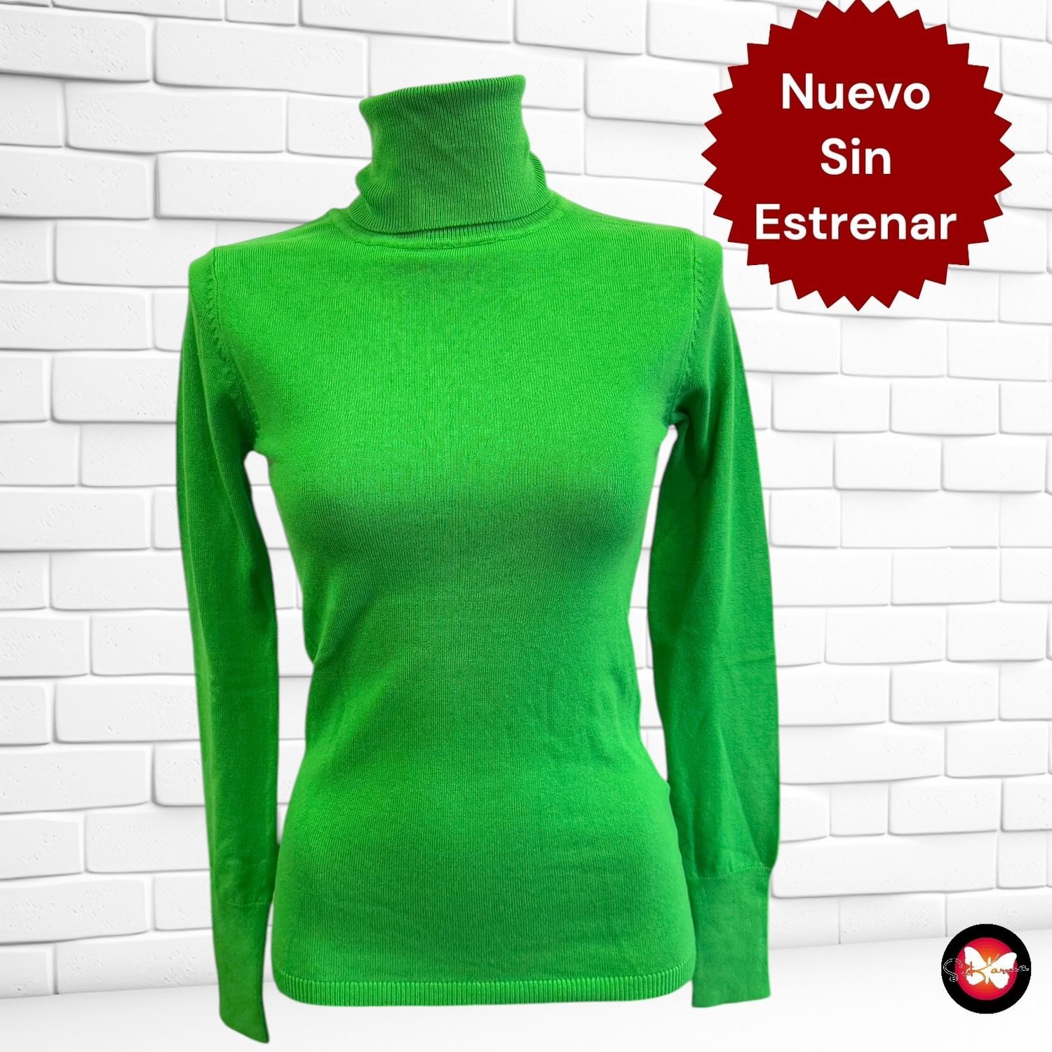 **SALES** Jersey básico de cuello alto SINSAY Talla XS