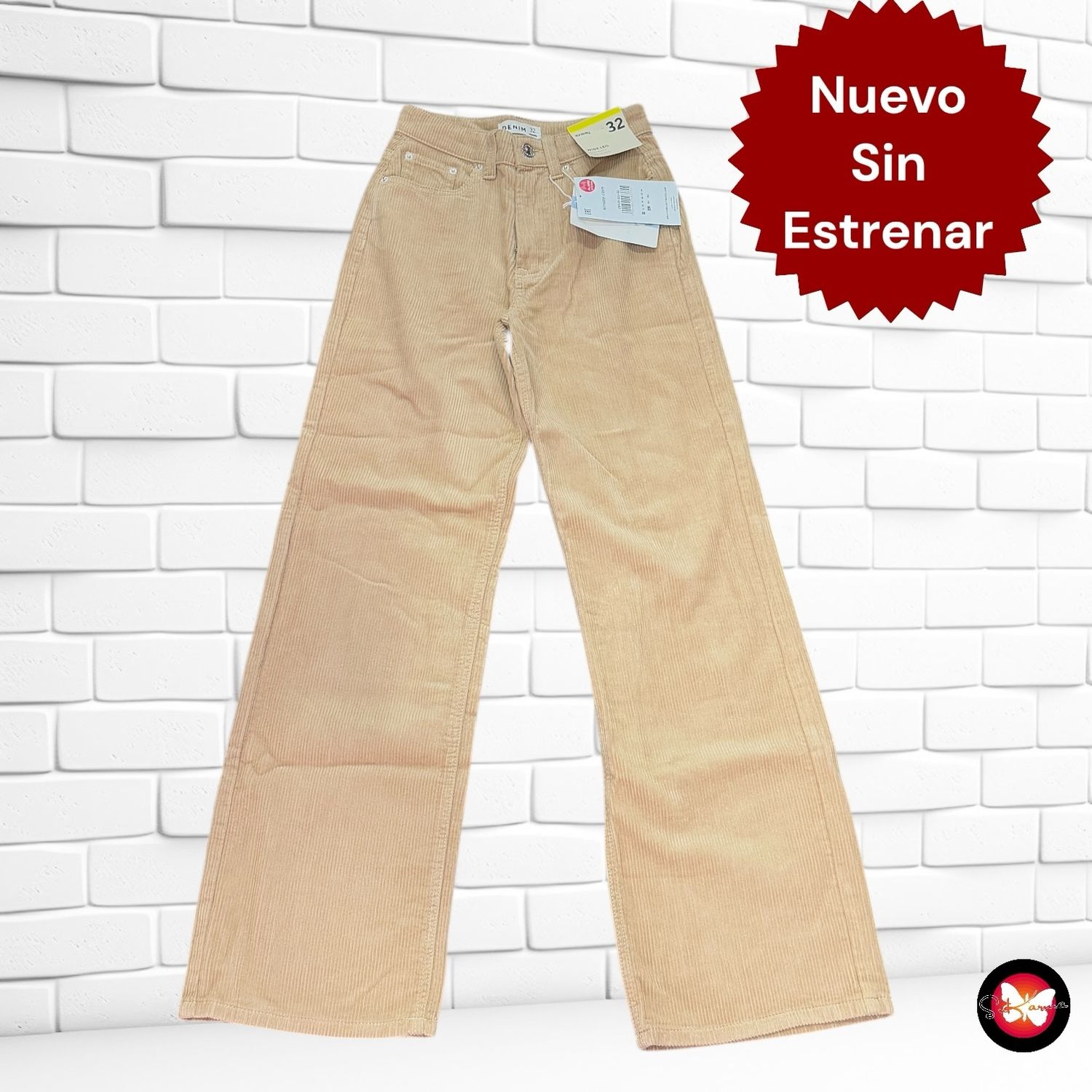 Pantalón vaquero de pana SINSAY Talla 42