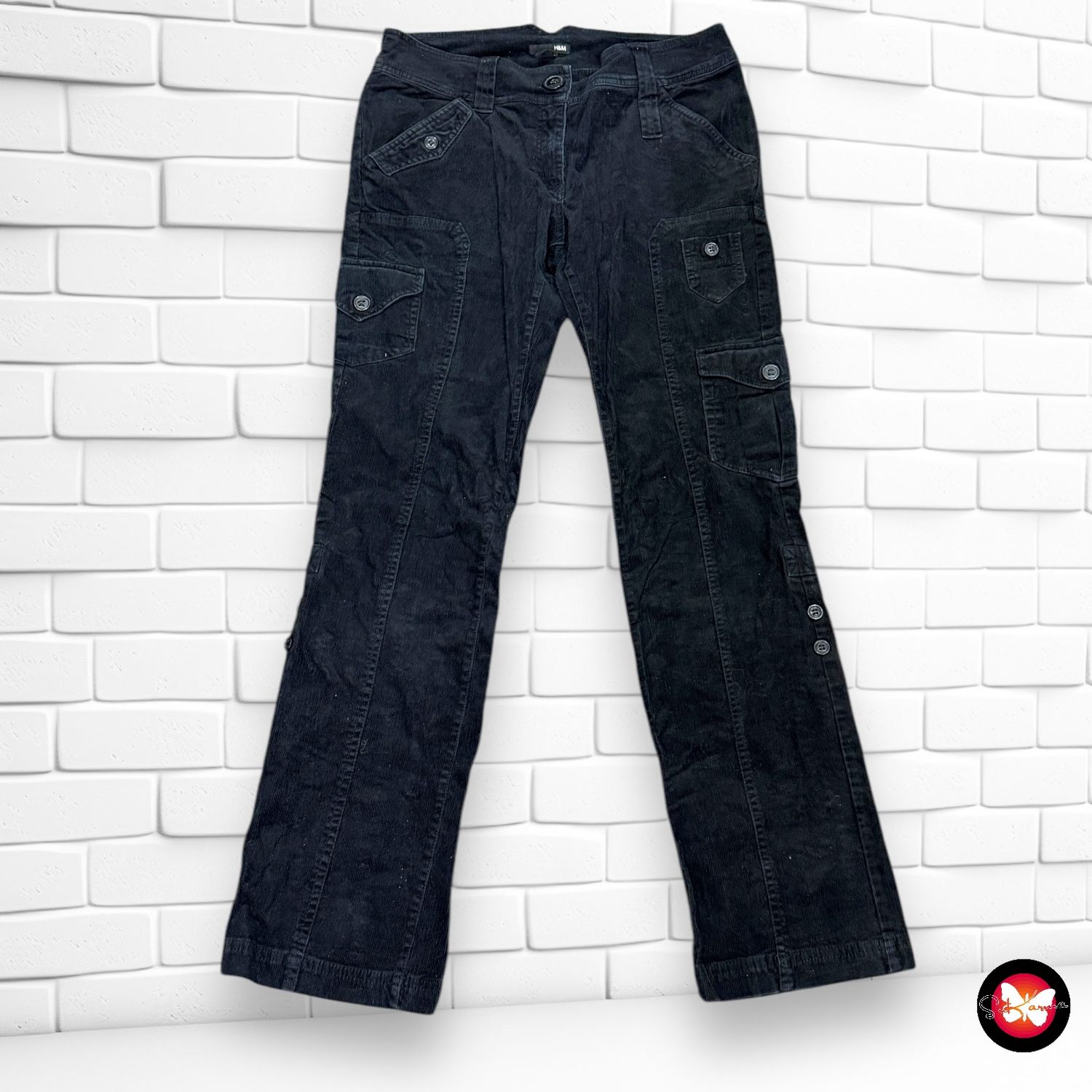 Pantalón cargo de pana H&amp;M Talla 38