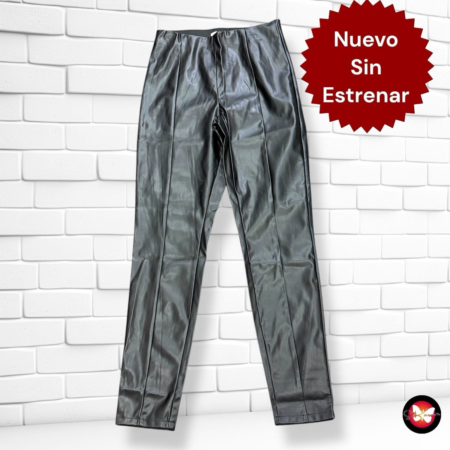 Leggings de piel sintética SINSAY Talla M