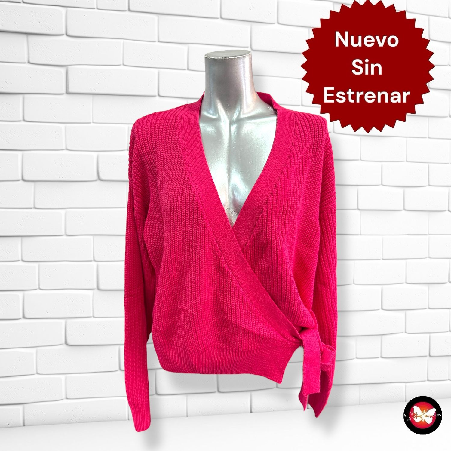Chaqueta de punto cruzada SINSAY Talla M