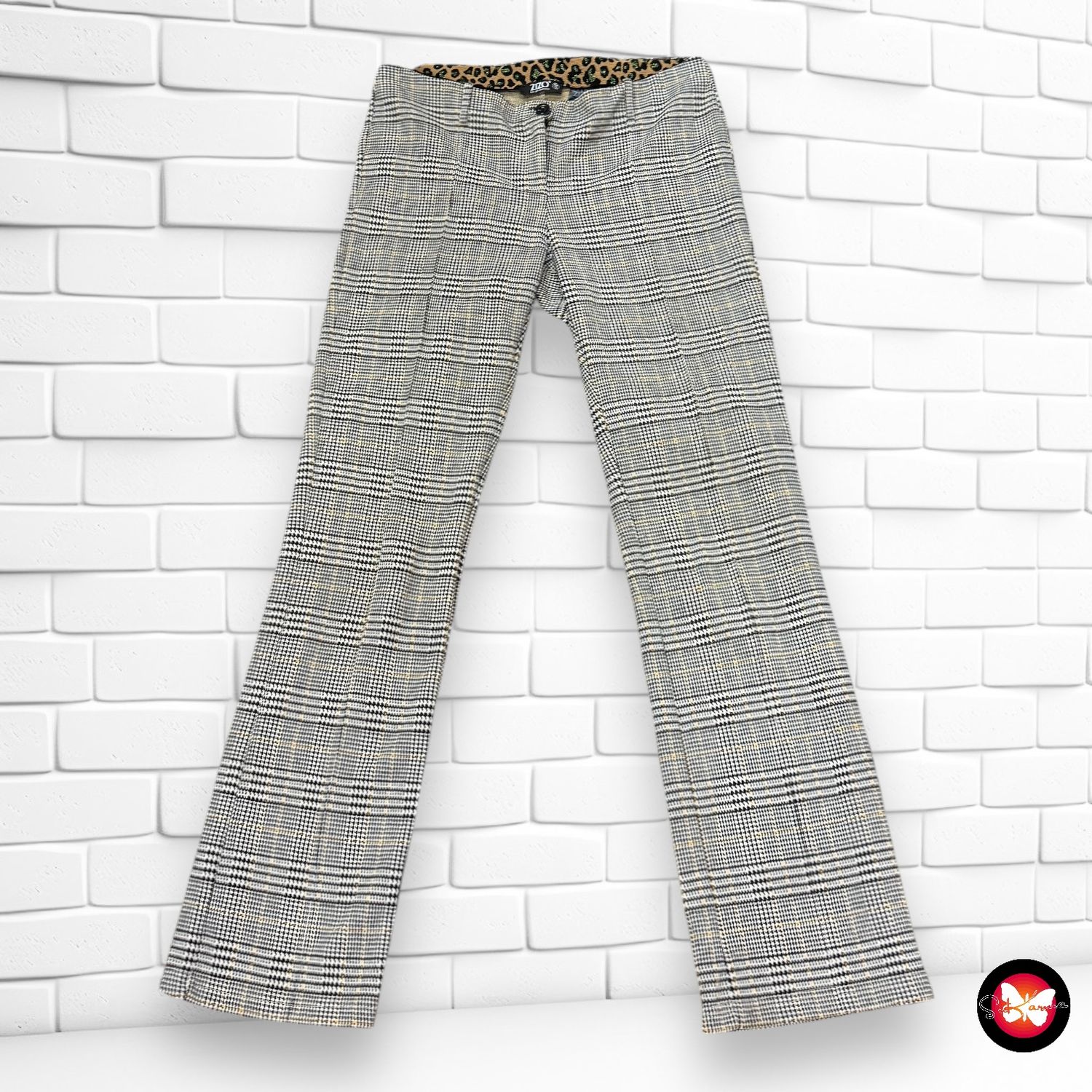 Pantalón de vestir de cuadros ZIZO Talla 42