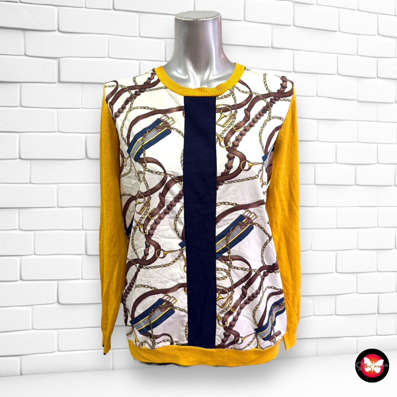 **SALES** Jersey de manga larga con frente satén CORTEFIEL Talla XS