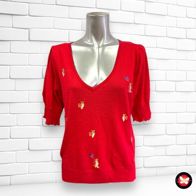 Jersey de manga corta con bordados NEXT Talla S