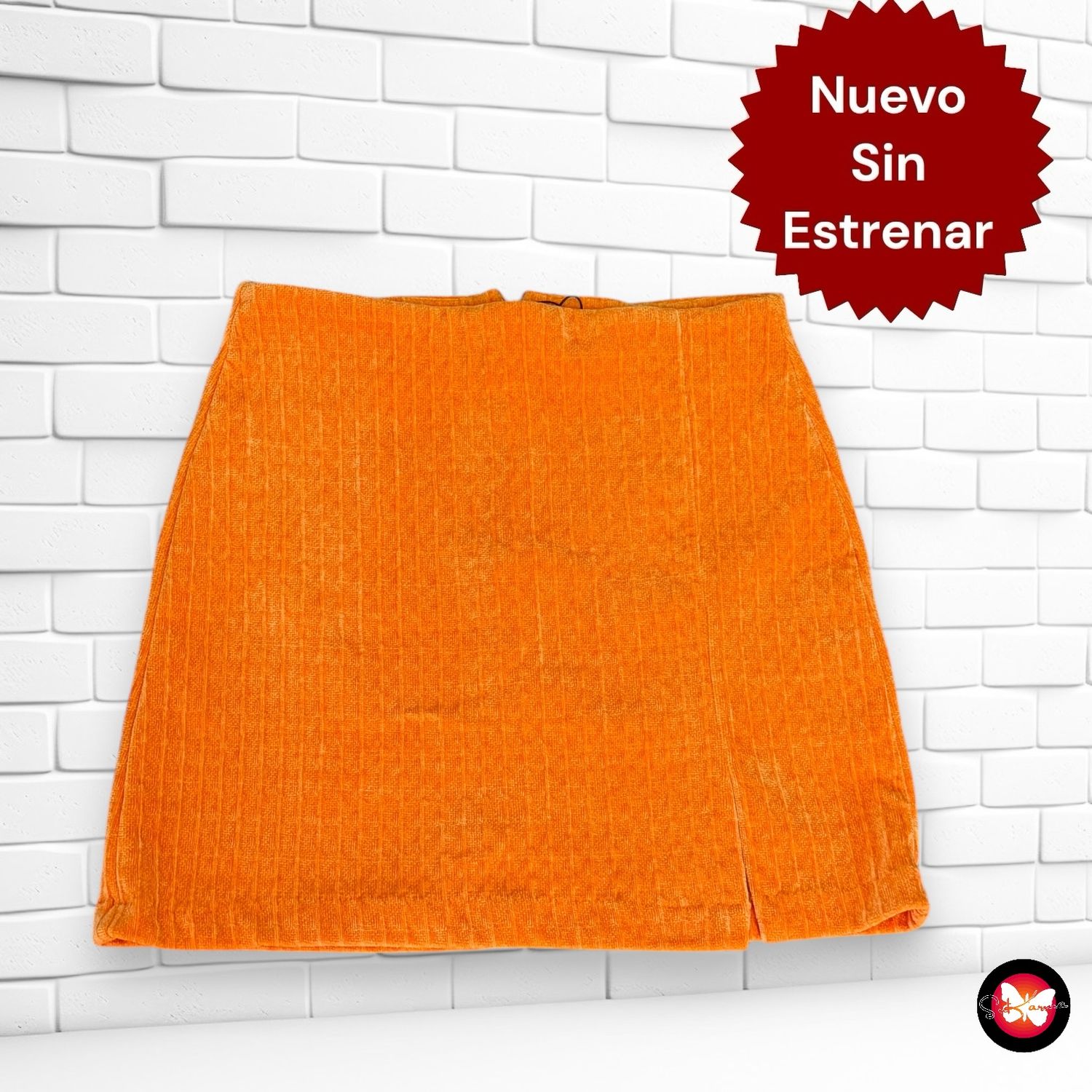Falda de terciopelo SINSAY Talla S
