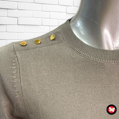 Jersey finito de manga larga con botoncitos SINSAY Talla XXS