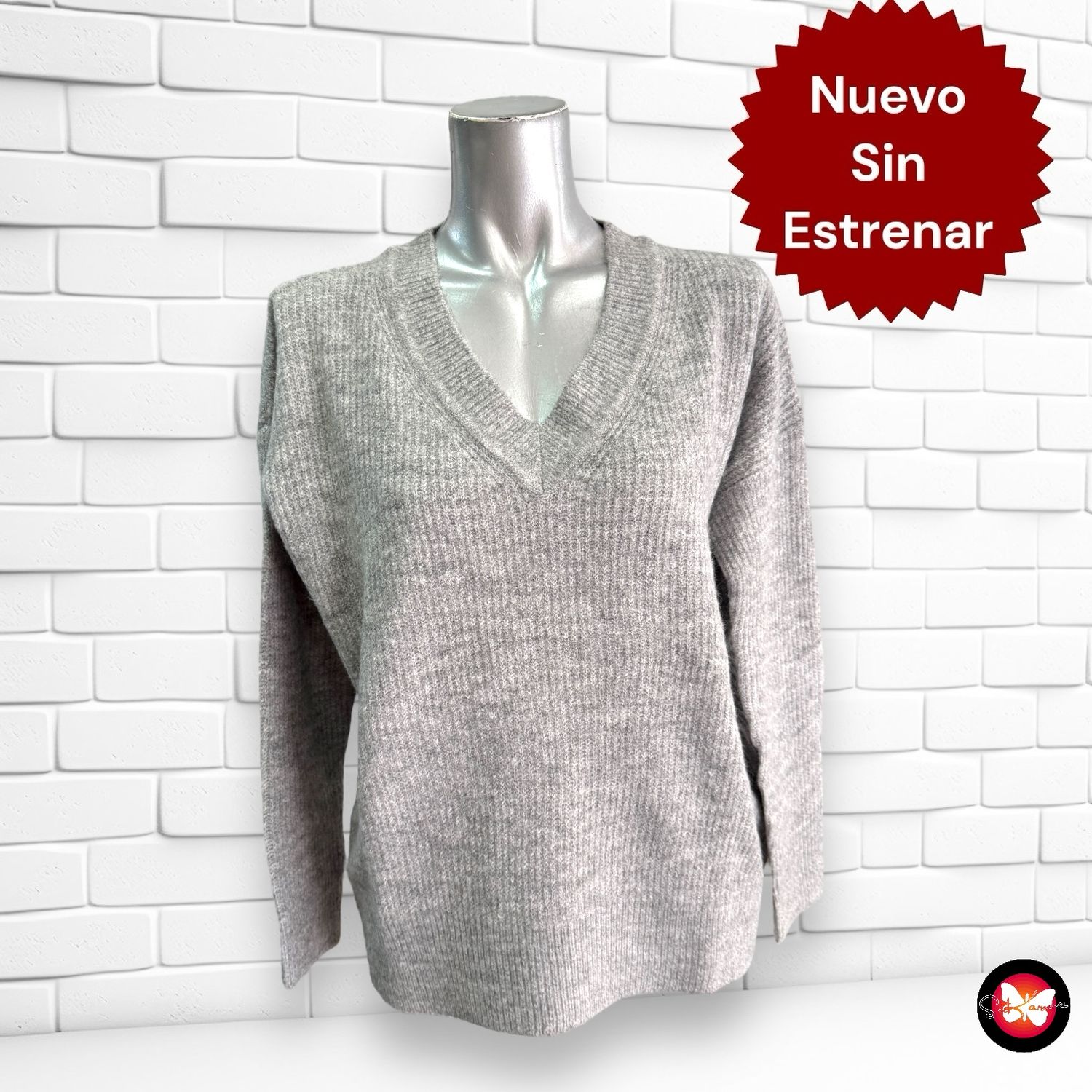 **SALES** Jersey cuello &quot;V&quot; SINSAY Talla XXS