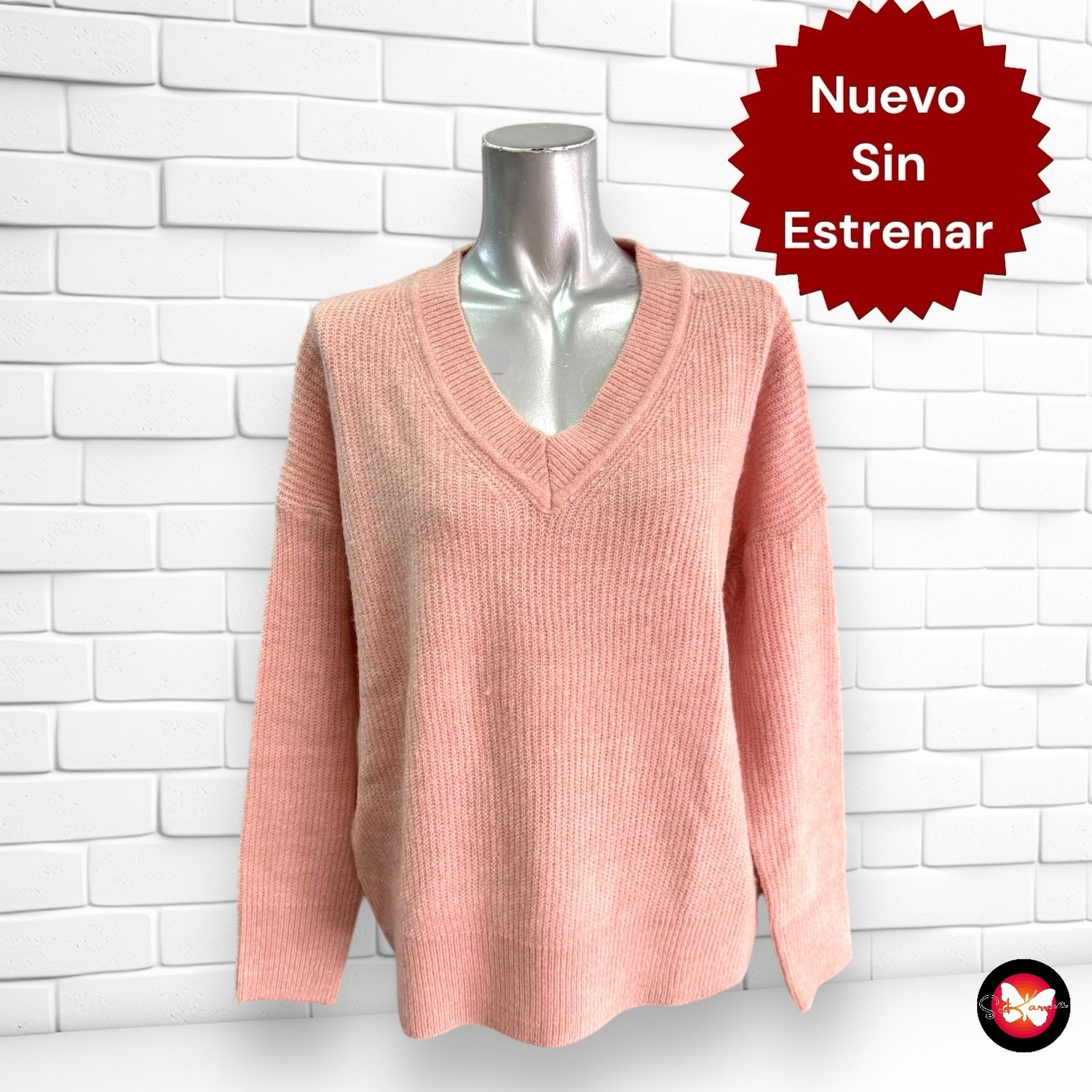 **SALES** Jersey cuello &quot;V&quot; SINSAY Talla S