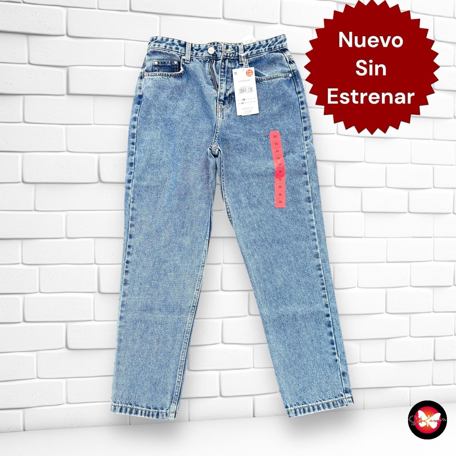 Pantalón vaquero  MOM FIT SINSAY Talla 36