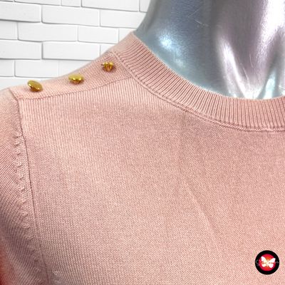 Jersey finito de manga larga con botoncitos SINSAY Talla XS