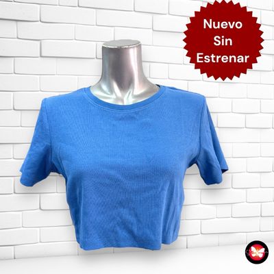 Camiseta cropped básica SINSAY Talla XL