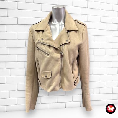 Chaqueta biker de antelina ONLY Talla XS