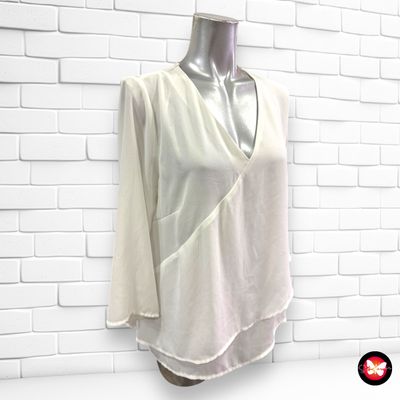 Blusa translúcida cruzada GOUNG Talla 40