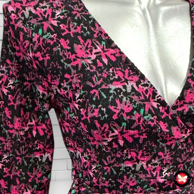 Vestido cruzado ajustable SINSAY Talla XXS