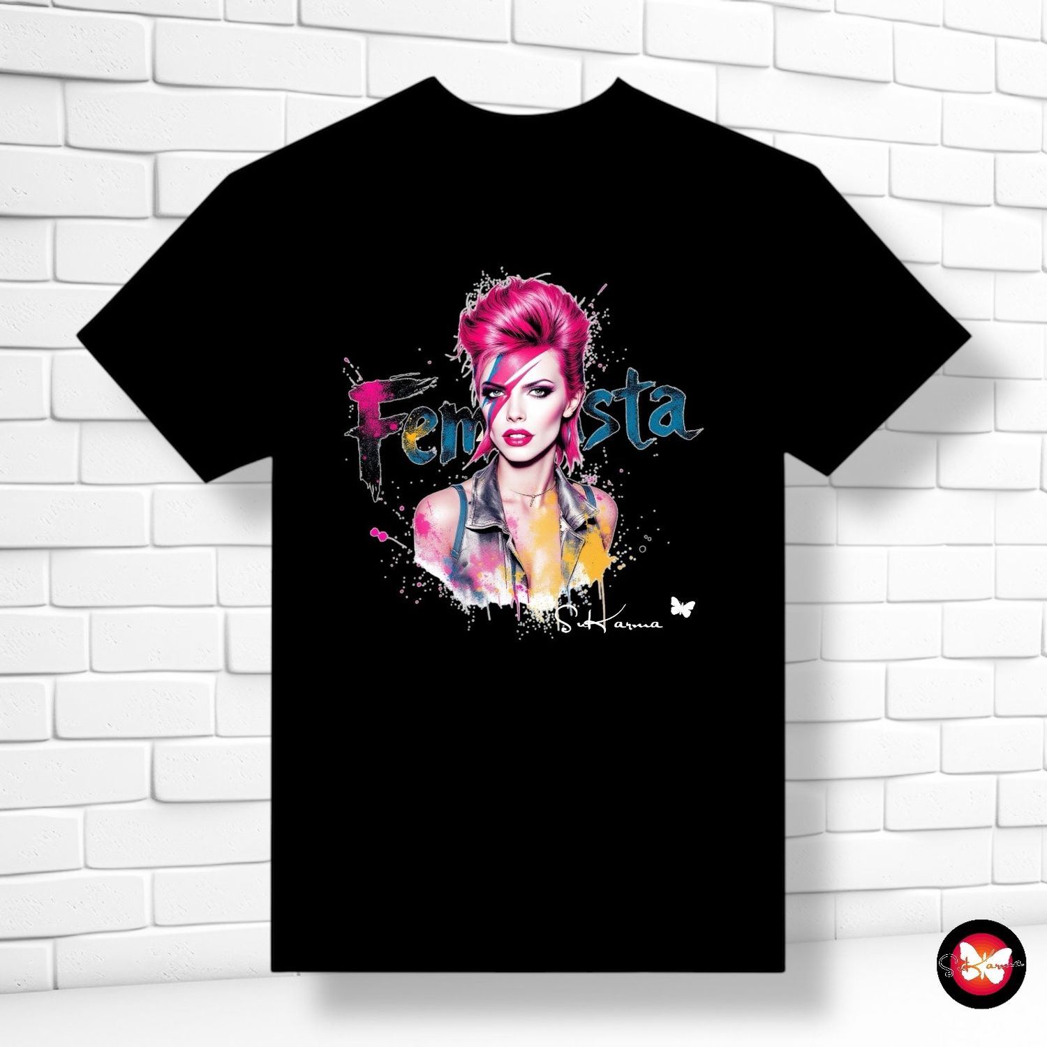 Camiseta feminista &quot;BOWIE&quot;