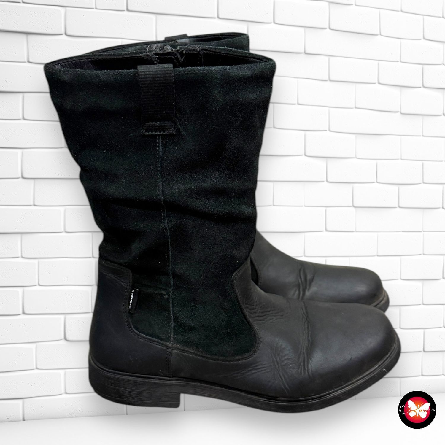 Botas de ante, piel y borreguito CLARKS T35,5