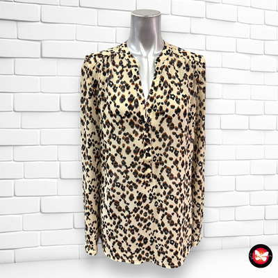 Blusa de manga larga animal print NORAH Talla 40