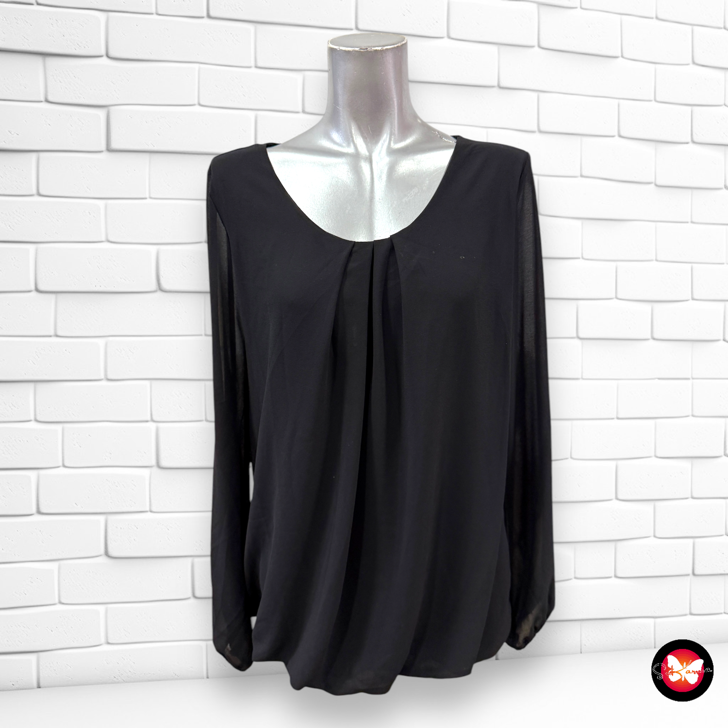 Blusa básica de manga larga MILLER&amp;MONROE Talla 36
