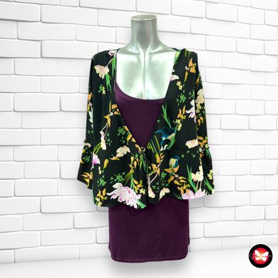 Chaqueta finita de flores ONLY Talla 38