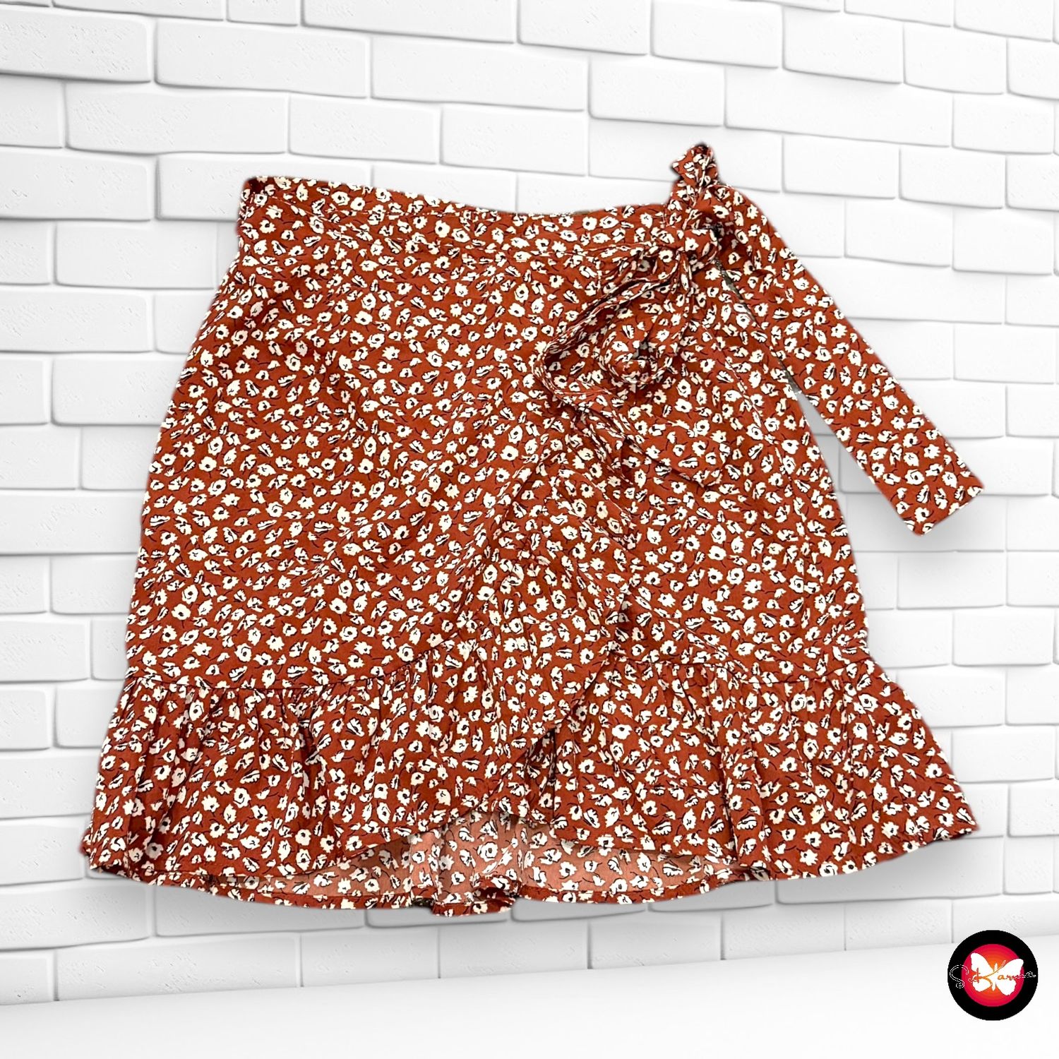 Falda de florecitas ONLY Talla XS