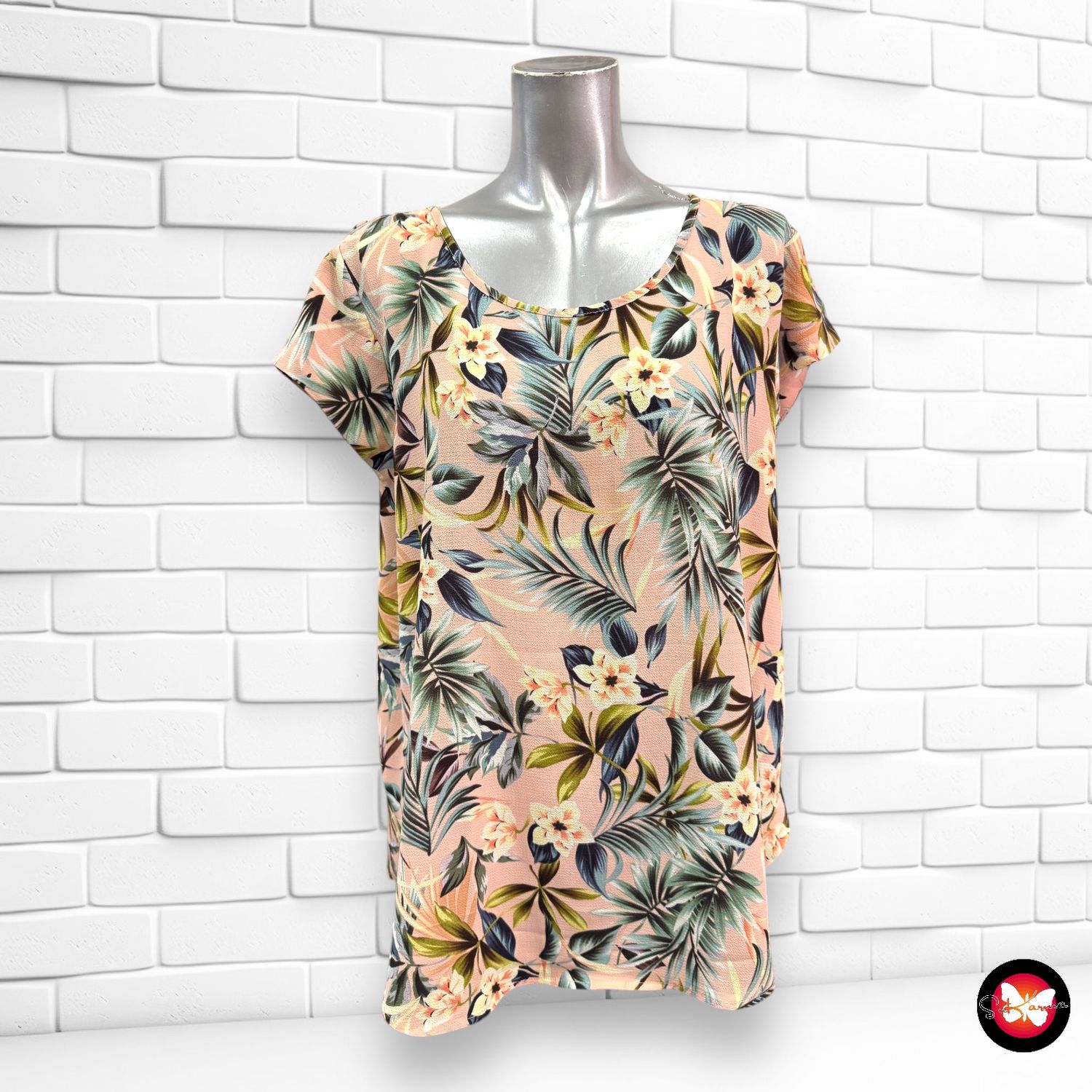 Blusa con estampado de flores ONLY Talla 42