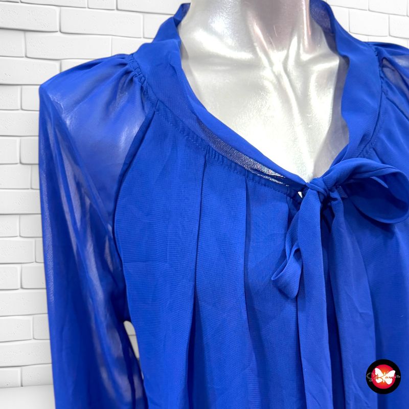 Blusa básica con lazo al cuello ONLY Talla 36