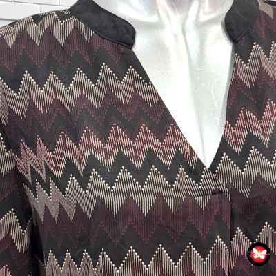 Blusa de manga larga estampada AMISU Talla S
