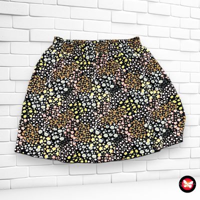 Falda con vuelo de florecitas CASUAL LADIES Talla M