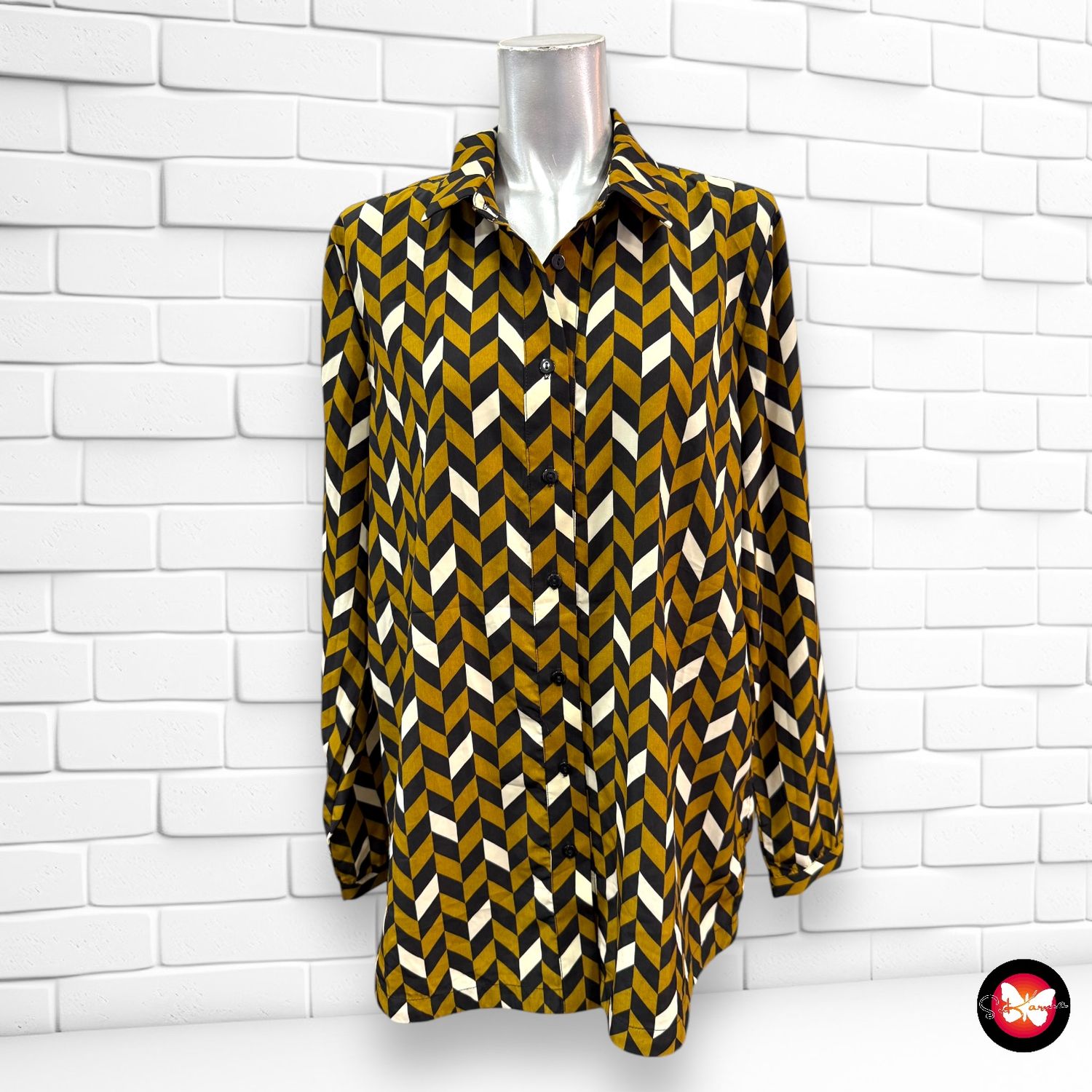 Camisa con estampado NORAH Talla 38