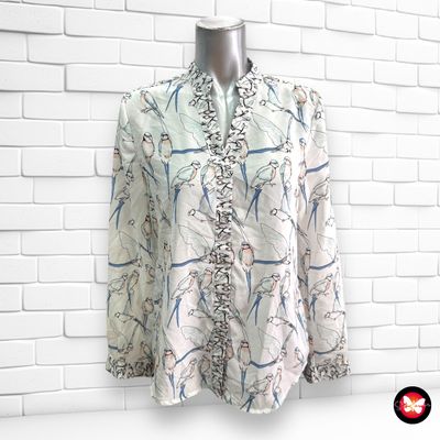 Camisa de pajaritos Z&amp;I Talla M