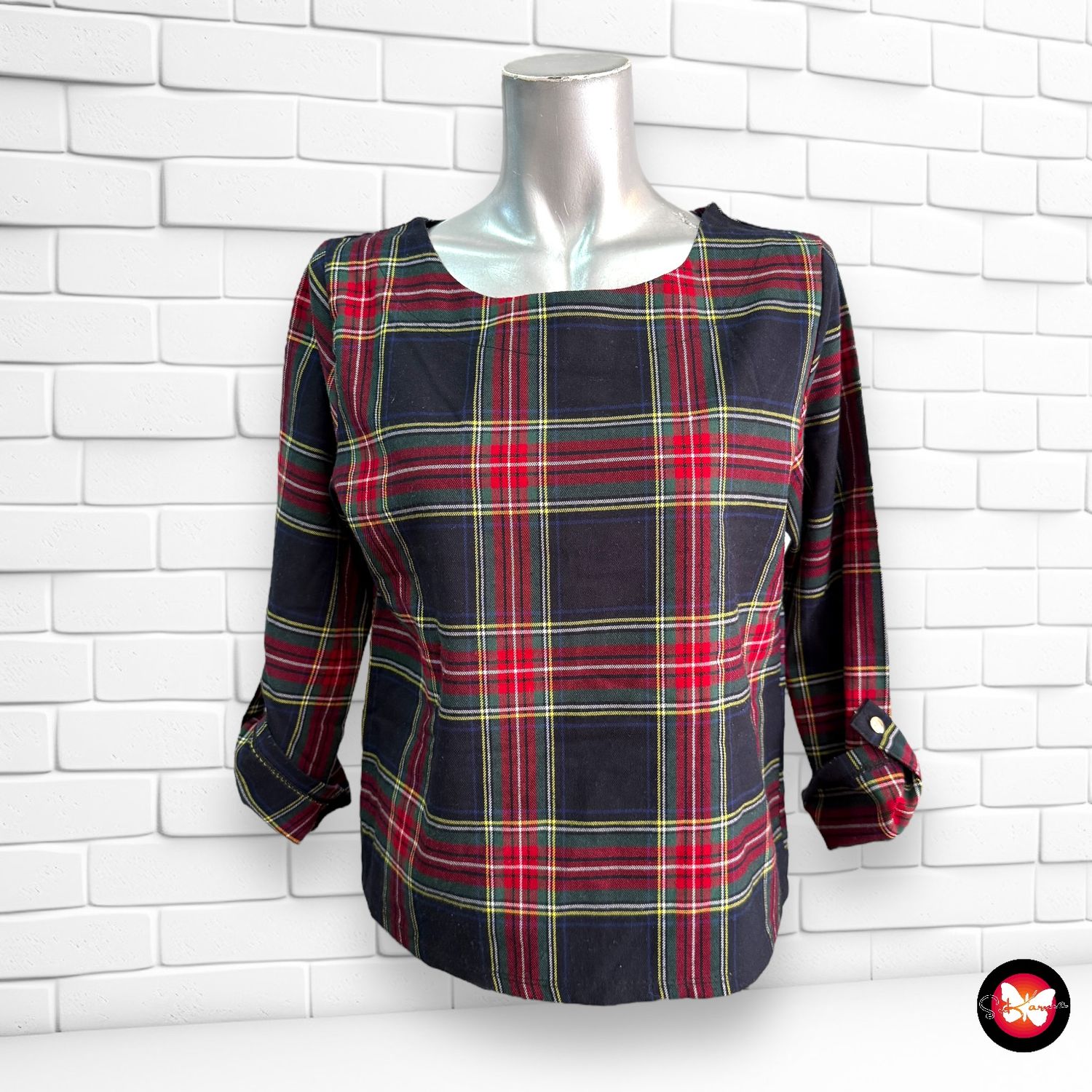 Blusa de cuadros Talla S