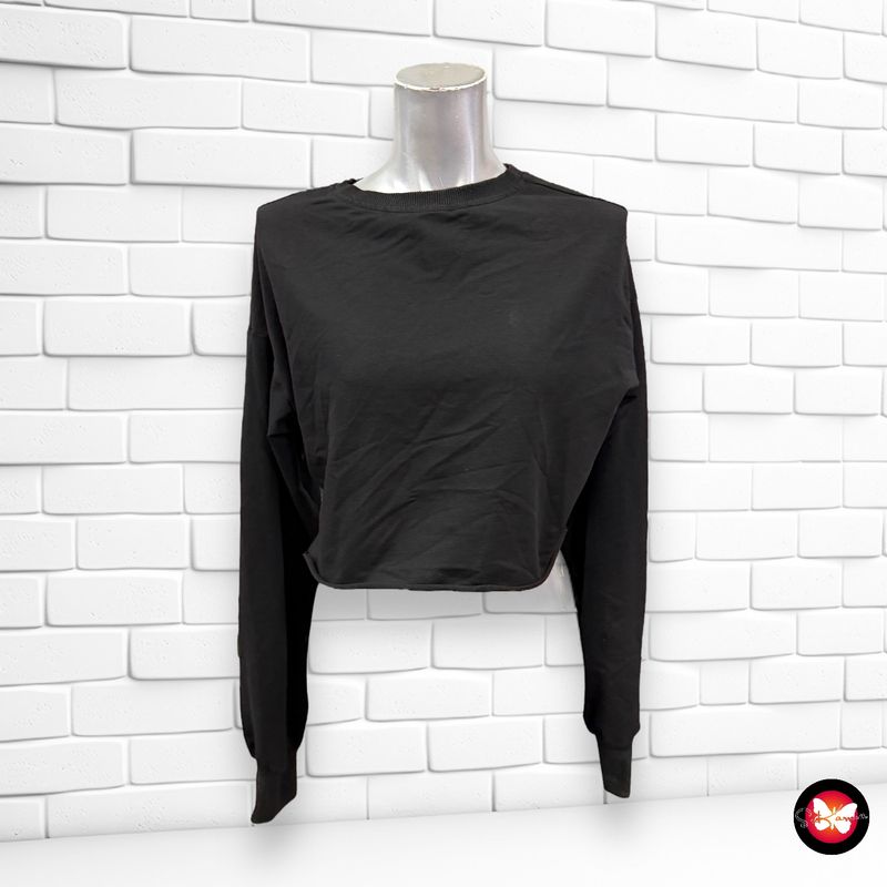 Sudadera cropped con espalda abierta Talla S