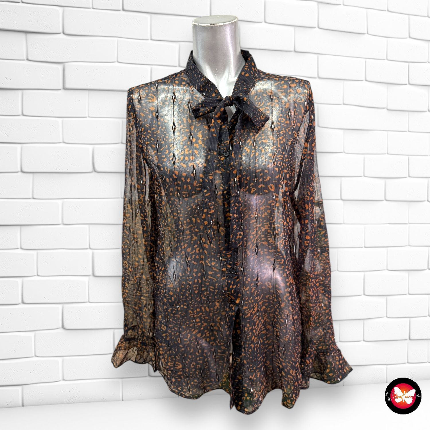 Camisa translucida C&amp;S Talla M