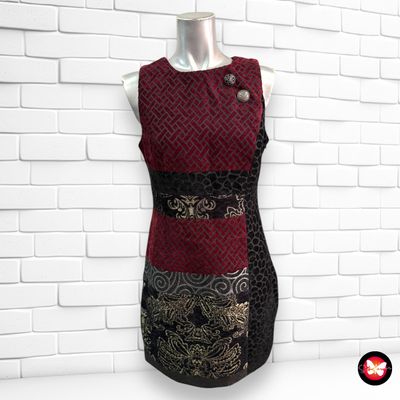 Vestido con terciopelo TALEYO Talla S