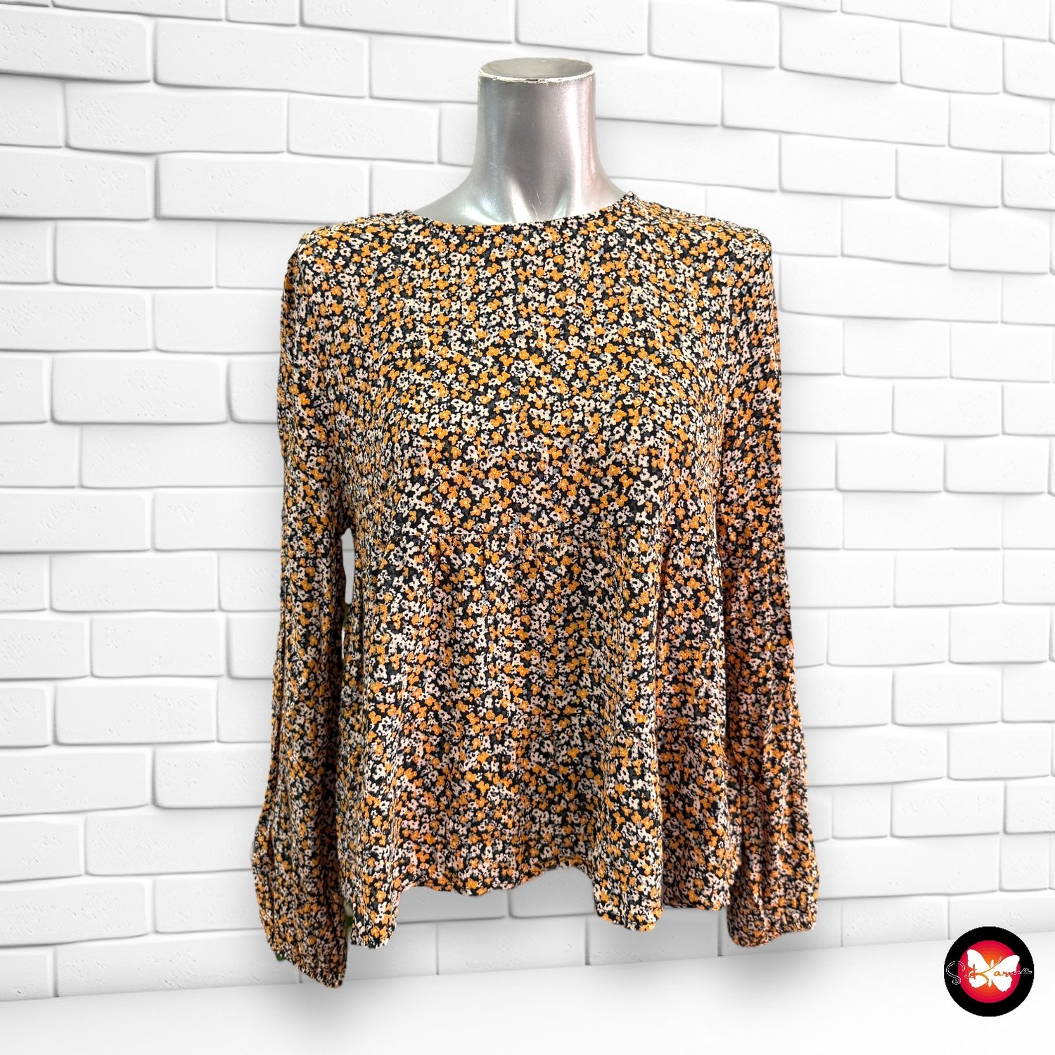 Blusa de florecitas PULL Talla S