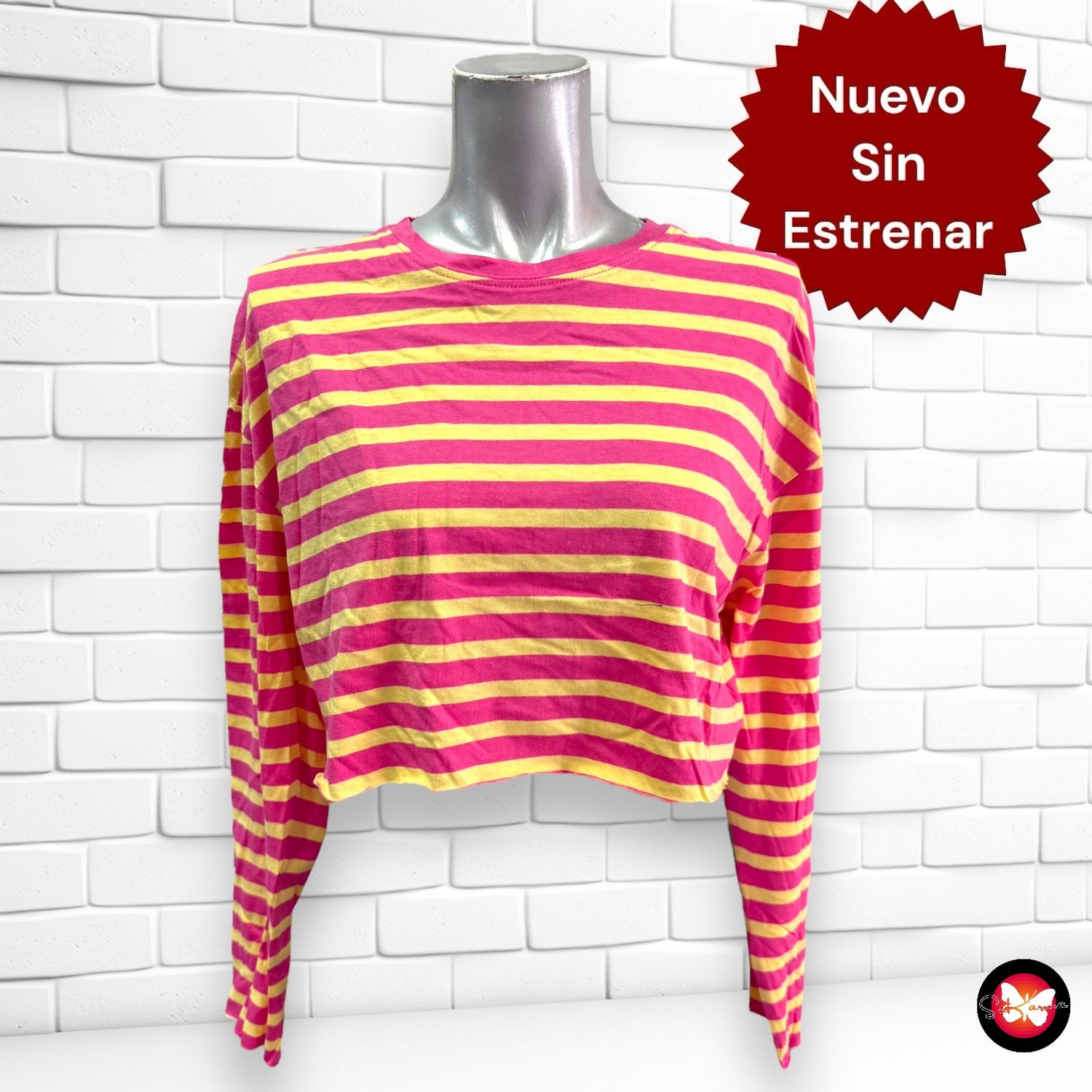 Camiseta de rayas SINSAY Talla XS