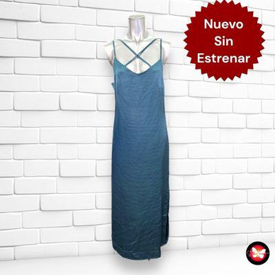 Vestido largo lencero SINSAY Talla S