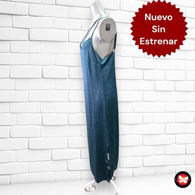 Vestido largo lencero SINSAY Talla S