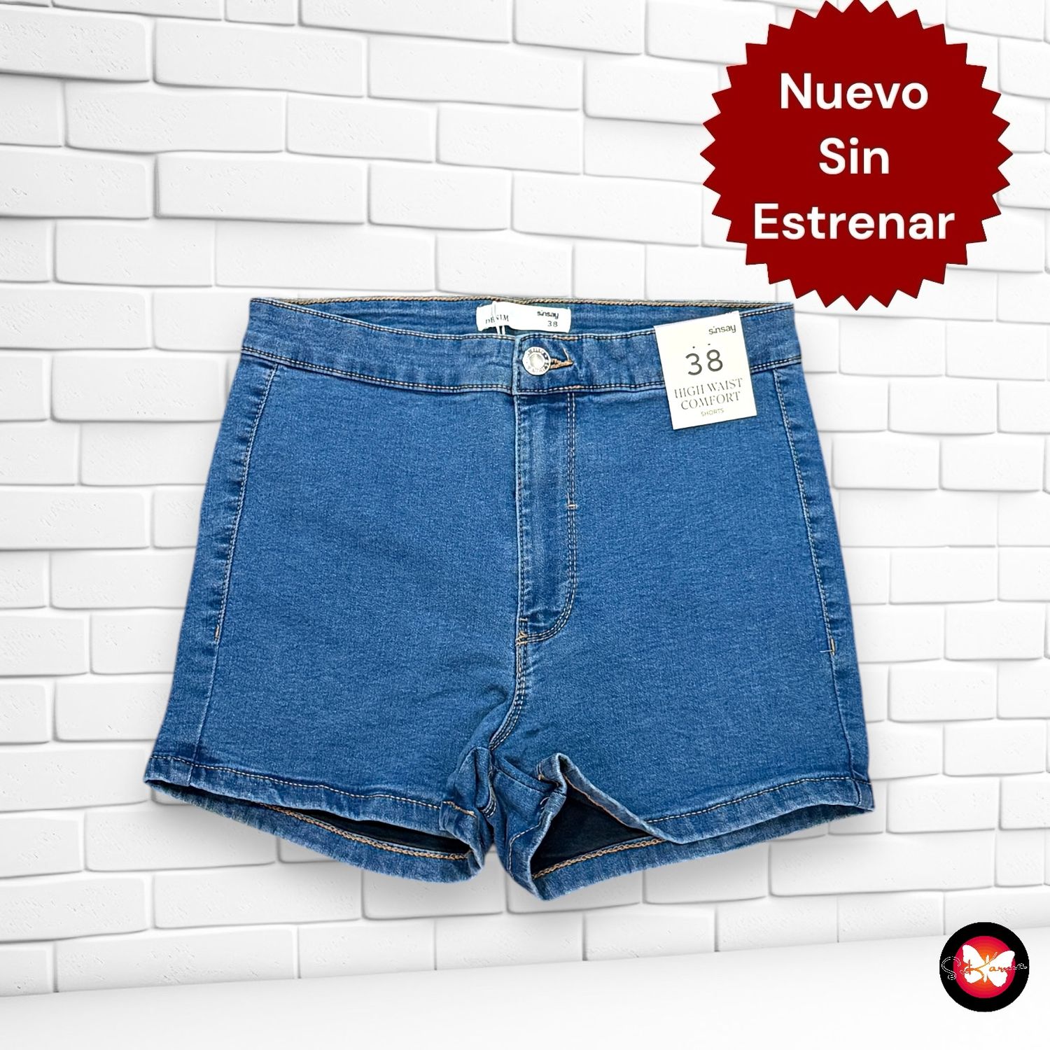 Short vaquero SINSAY Talla 38
