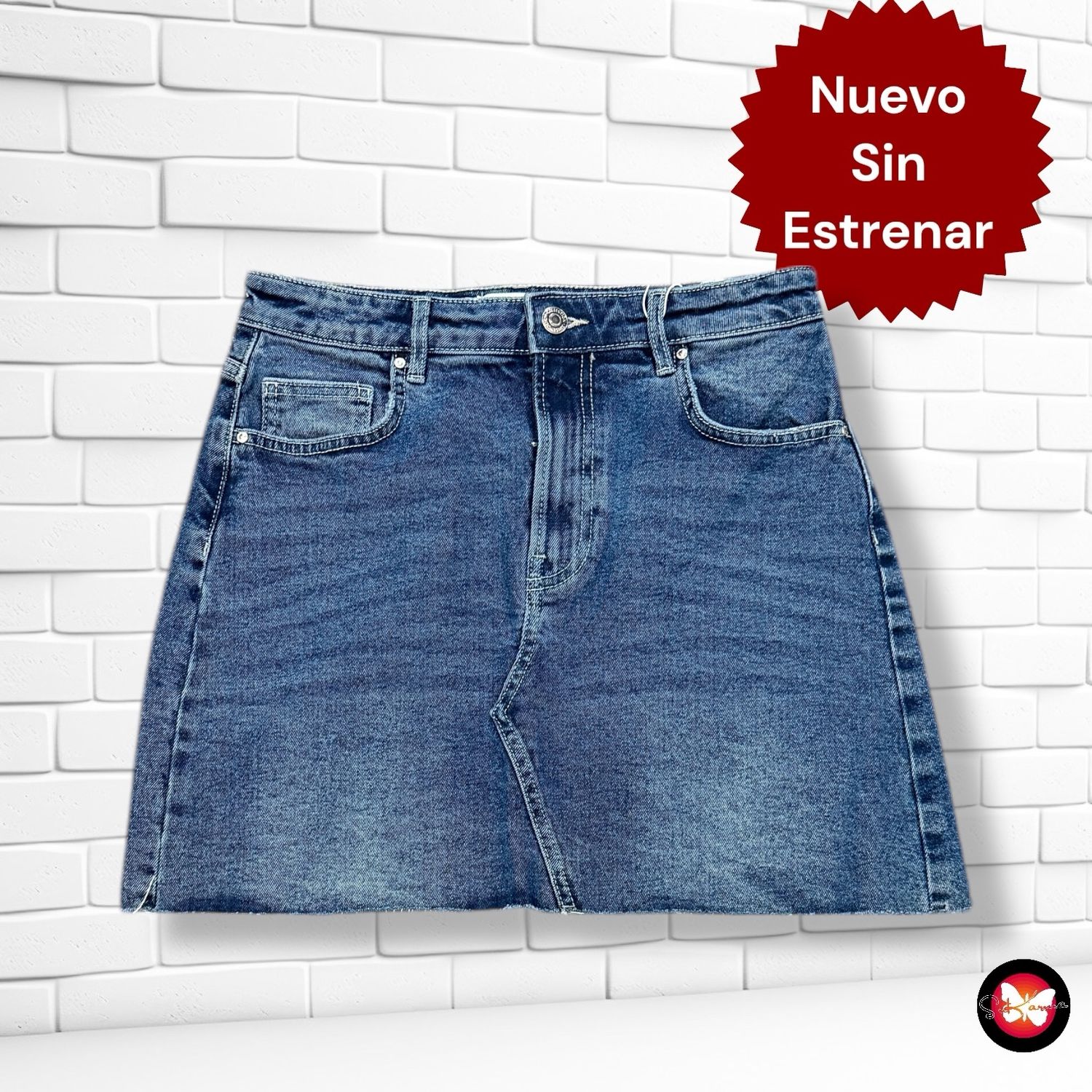 Falda vaquera SINSAY Talla 36