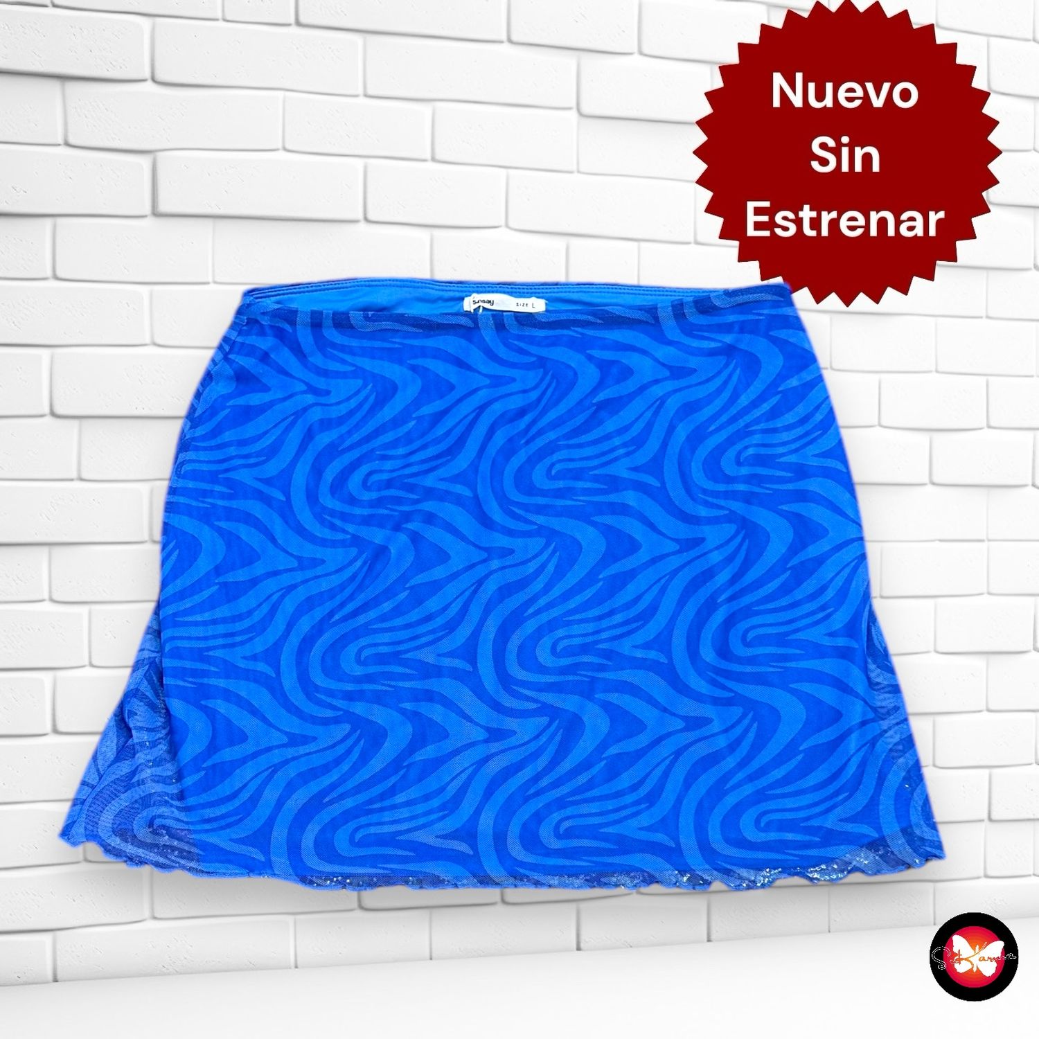Falda con estampado SINSAY Talla XL
