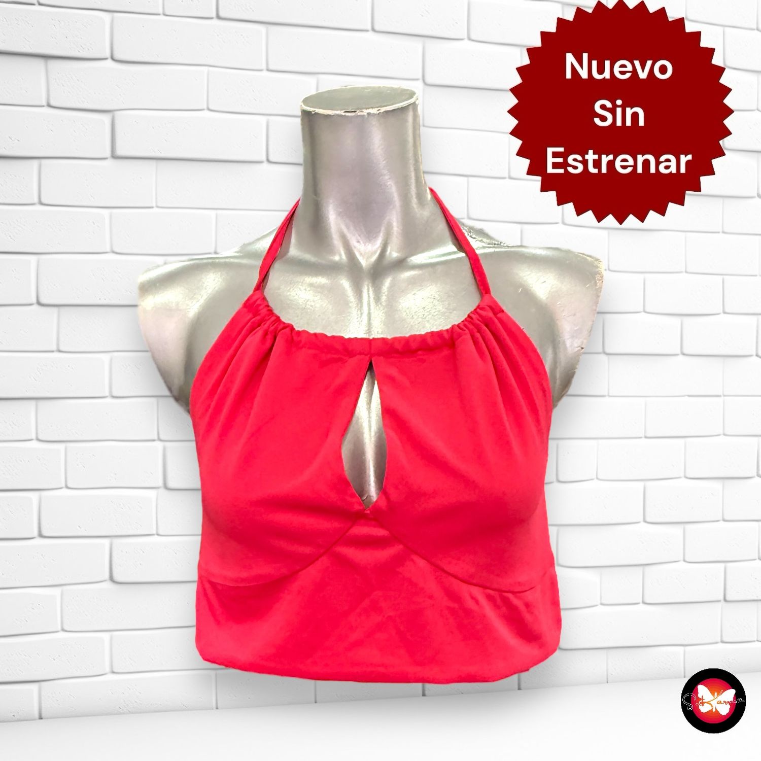 Blusa de espalda al aire y escote SINSAY Talla L