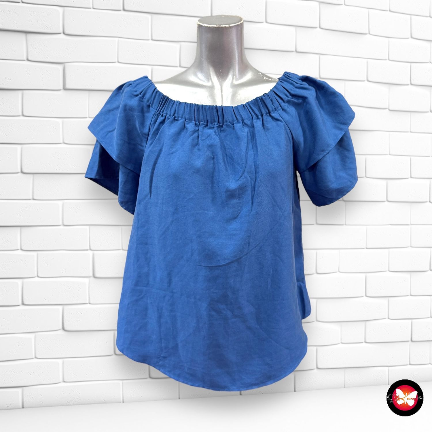 Blusa con escote de barco H&amp;M Talla 38