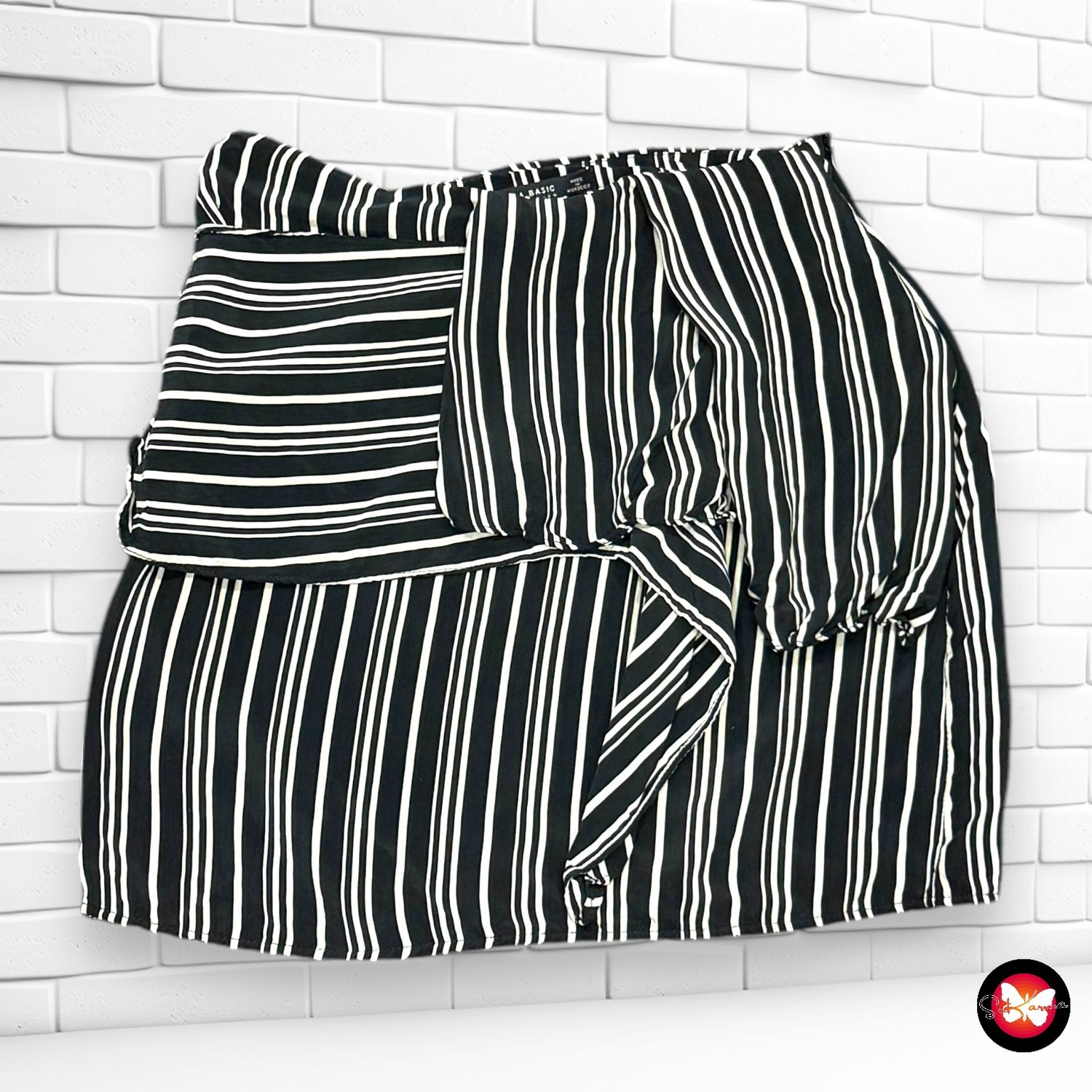 Falda de rayas ZARA Talla XS