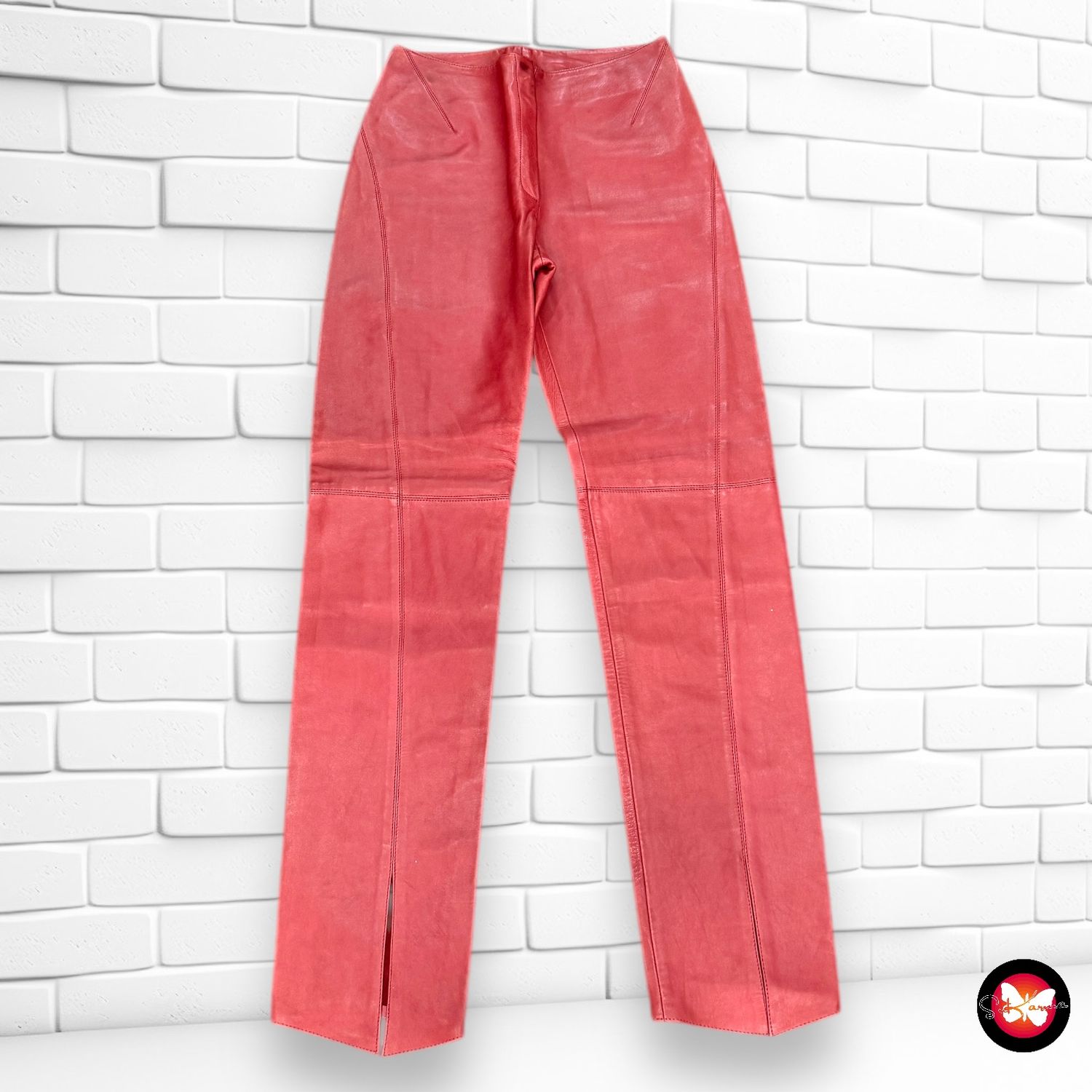 Pantalón de piel KENZO JUNGLE Talla36
