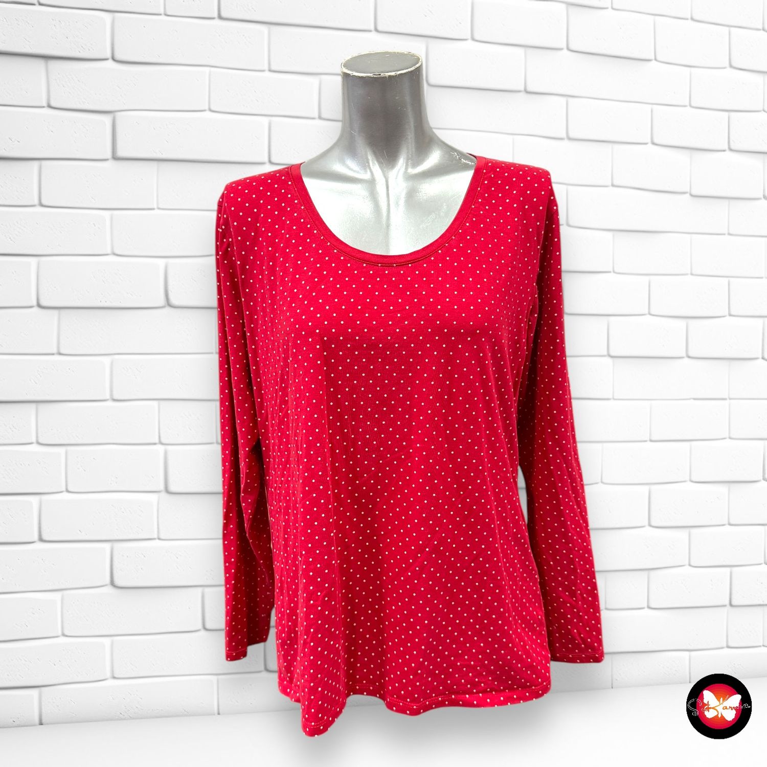 Camiseta de lunares C&amp;A Talla L
